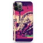 Pink City Retro Vintage Futurism Art iPhone 12 Pro max TPU UV Print Case Front