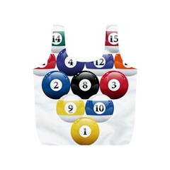 Racked Billiard Pool Balls Full Print Recycle Bag (s) by Ket1n9