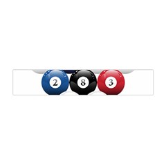 Racked Billiard Pool Balls Premium Plush Fleece Scarf (mini)