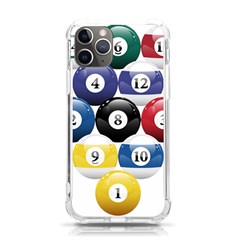 Racked Billiard Pool Balls Iphone 11 Pro 5 8 Inch Tpu Uv Print Case by Ket1n9