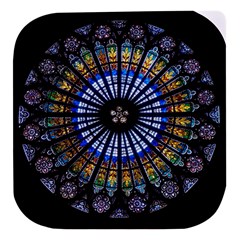 Stained Glass Rose Window In France s Strasbourg Cathedral Stacked Food Storage Container by Ket1n9