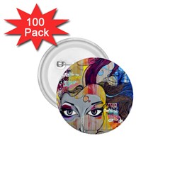 Graffiti Mural Street Art Painting 1 75  Buttons (100 Pack)  by Ket1n9