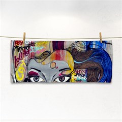 Graffiti Mural Street Art Painting Hand Towel by Ket1n9