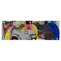 Graffiti Mural Street Art Painting Banner And Sign 6  X 2  by Ket1n9