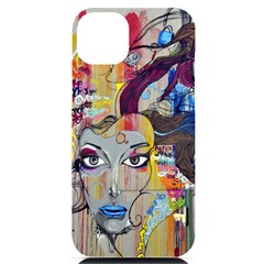 Graffiti Mural Street Art Painting Iphone 14 Plus Black Uv Print Case by Ket1n9