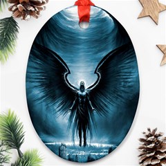 Rising Angel Fantasy Ornament (oval) by Ket1n9