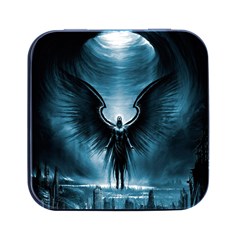 Rising Angel Fantasy Square Metal Box (black)