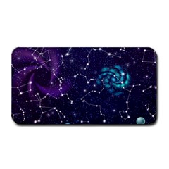 Realistic Night Sky Poster With Constellations Medium Bar Mat by Ket1n9