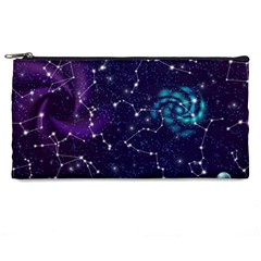 Realistic Night Sky Poster With Constellations Pencil Case by Ket1n9