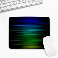 Blue And Green Lines Small Mousepad by Ket1n9