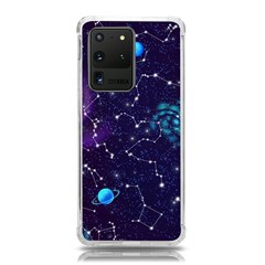 Realistic Night Sky Poster With Constellations Samsung Galaxy S20 Ultra 6 9 Inch Tpu Uv Case by Ket1n9