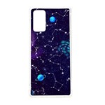 Realistic Night Sky Poster With Constellations Samsung Galaxy Note 20 TPU UV Case Front