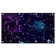 Realistic Night Sky Poster With Constellations Banner And Sign 7  X 4  by Ket1n9