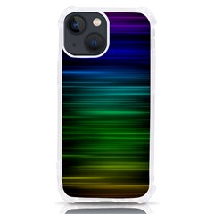 Blue And Green Lines Iphone 13 Mini Tpu Uv Print Case by Ket1n9