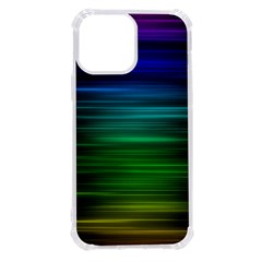 Blue And Green Lines Iphone 13 Pro Max Tpu Uv Print Case by Ket1n9