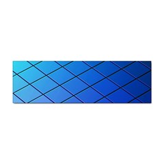 Blue Pattern Plain Cartoon Sticker (bumper) by Ket1n9