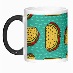 Taco Drawing Background Mexican Fast Food Pattern Morph Mug by Ket1n9