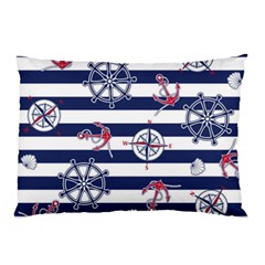 Seamless Marine Pattern Pillow Case (two Sides) by Ket1n9