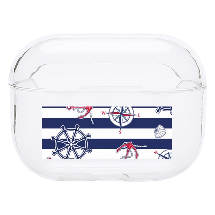 Seamless Marine Pattern Hard PC AirPods Pro Case