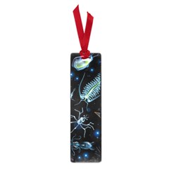 Colorful Abstract Pattern Consisting Glowing Lights Luminescent Images Marine Plankton Dark Backgrou Small Book Marks by Ket1n9