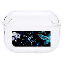 Colorful Abstract Pattern Consisting Glowing Lights Luminescent Images Marine Plankton Dark Backgrou Hard Pc Airpods Pro Case by Ket1n9