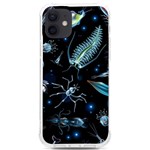 Colorful Abstract Pattern Consisting Glowing Lights Luminescent Images Marine Plankton Dark Backgrou iPhone 12/12 Pro TPU UV Print Case Front