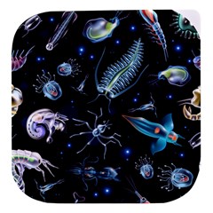 Colorful Abstract Pattern Consisting Glowing Lights Luminescent Images Marine Plankton Dark Backgrou Stacked Food Storage Container by Ket1n9