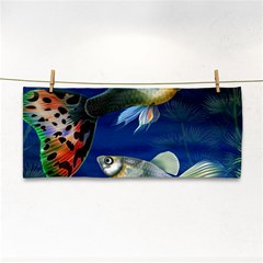 Marine Fishes Hand Towel by Ket1n9