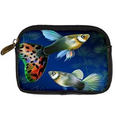 Marine Fishes Digital Camera Leather Case by Ket1n9