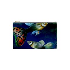 Marine Fishes Cosmetic Bag (small) by Ket1n9