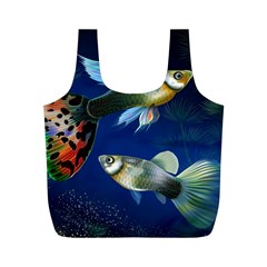 Marine Fishes Full Print Recycle Bag (m) by Ket1n9