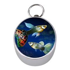 Marine Fishes Mini Silver Compasses by Ket1n9