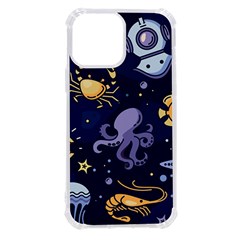 Marine Seamless Pattern Thin Line Memphis Style Iphone 13 Pro Max Tpu Uv Print Case by Ket1n9