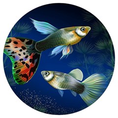 Marine Fishes Round Trivet by Ket1n9