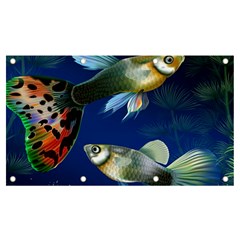 Marine Fishes Banner And Sign 7  X 4  by Ket1n9