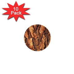 Bark Texture Wood Large Rough Red Wood Outside California 1  Mini Buttons (10 Pack)  by Ket1n9