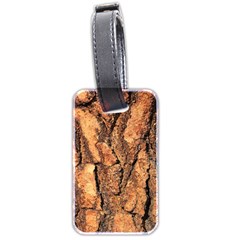 Bark Texture Wood Large Rough Red Wood Outside California Luggage Tag (two Sides) by Ket1n9