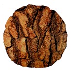 Bark Texture Wood Large Rough Red Wood Outside California Large 18  Premium Round Cushions Front