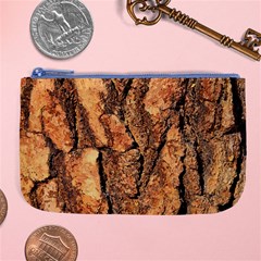 Bark Texture Wood Large Rough Red Wood Outside California Large Coin Purse by Ket1n9