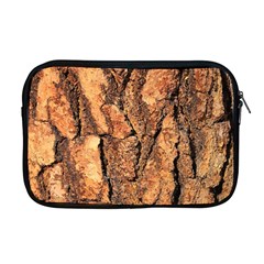 Bark Texture Wood Large Rough Red Wood Outside California Apple Macbook Pro 17  Zipper Case by Ket1n9