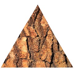 Bark Texture Wood Large Rough Red Wood Outside California Wooden Puzzle Triangle by Ket1n9