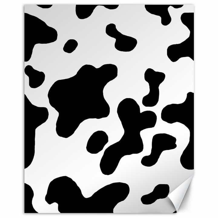 Cow Pattern Canvas 11  x 14 