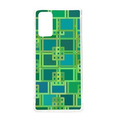 Green Abstract Geometric Samsung Galaxy Note 20 Tpu Uv Case