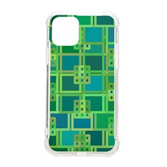 Green Abstract Geometric Iphone 11 Pro 5 8 Inch Tpu Uv Print Case by Ket1n9