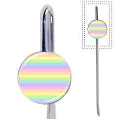 Cute Pastel Rainbow Stripes Book Mark by Ket1n9