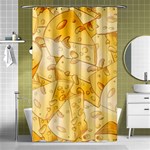 Cheese Slices Seamless Pattern Cartoon Style Shower Curtain 48  x 72  (Small)  Curtain(48  X 72 )