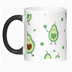 Cute Seamless Pattern With Avocado Lovers Morph Mug by Ket1n9