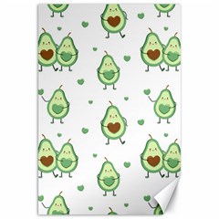 Cute Seamless Pattern With Avocado Lovers Canvas 20  X 30  by Ket1n9