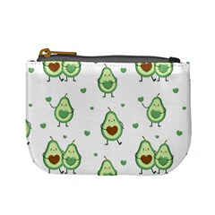 Cute Seamless Pattern With Avocado Lovers Mini Coin Purse by Ket1n9