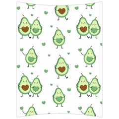 Cute Seamless Pattern With Avocado Lovers Back Support Cushion by Ket1n9